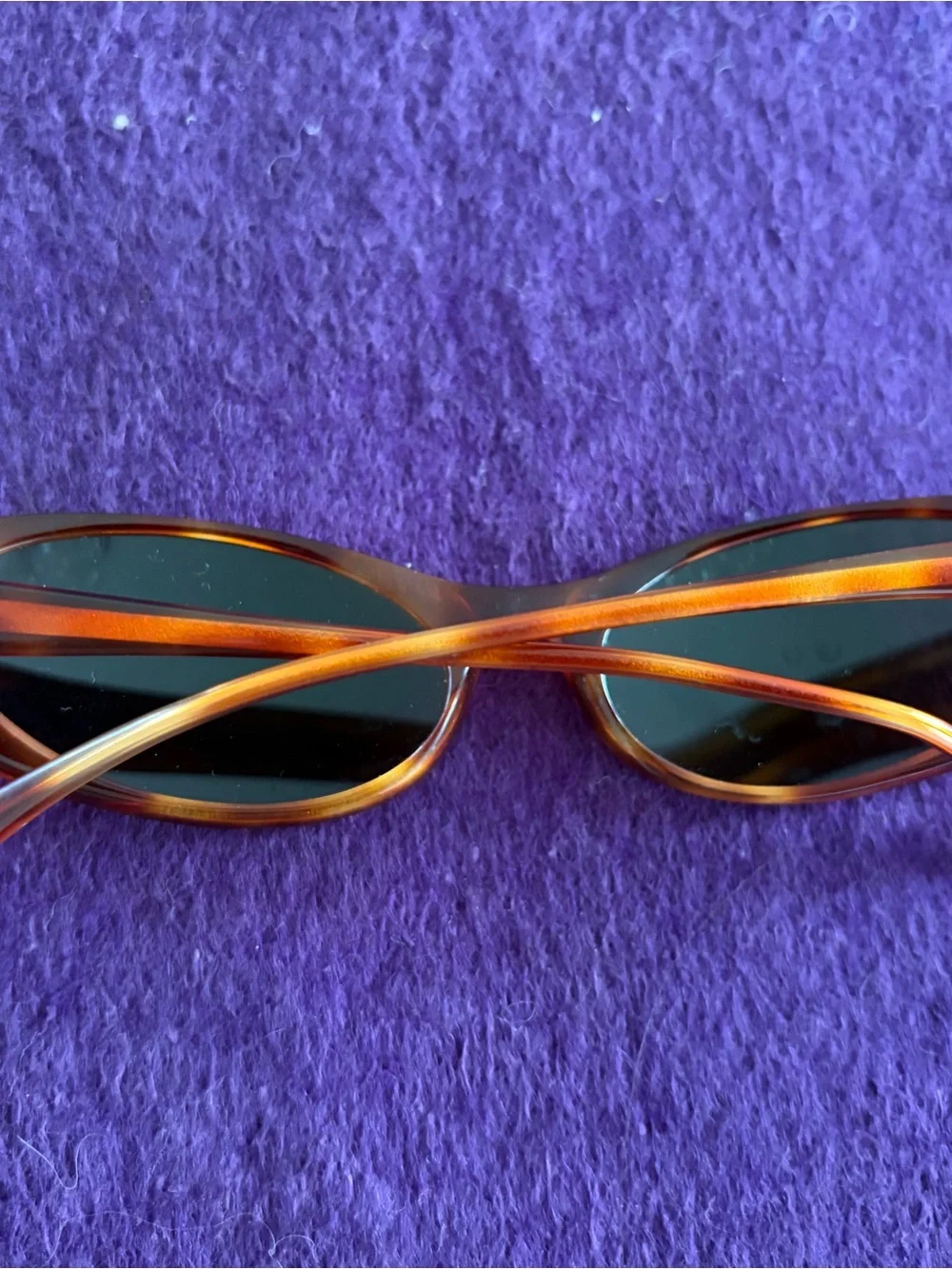 Vintage Thierry Mugler Tortoiseshell Oval Sunglasses - cat eye
